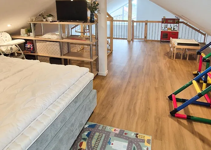 Hébergement de vacances Freistehendes Am Spielplatz Mit Sauna *